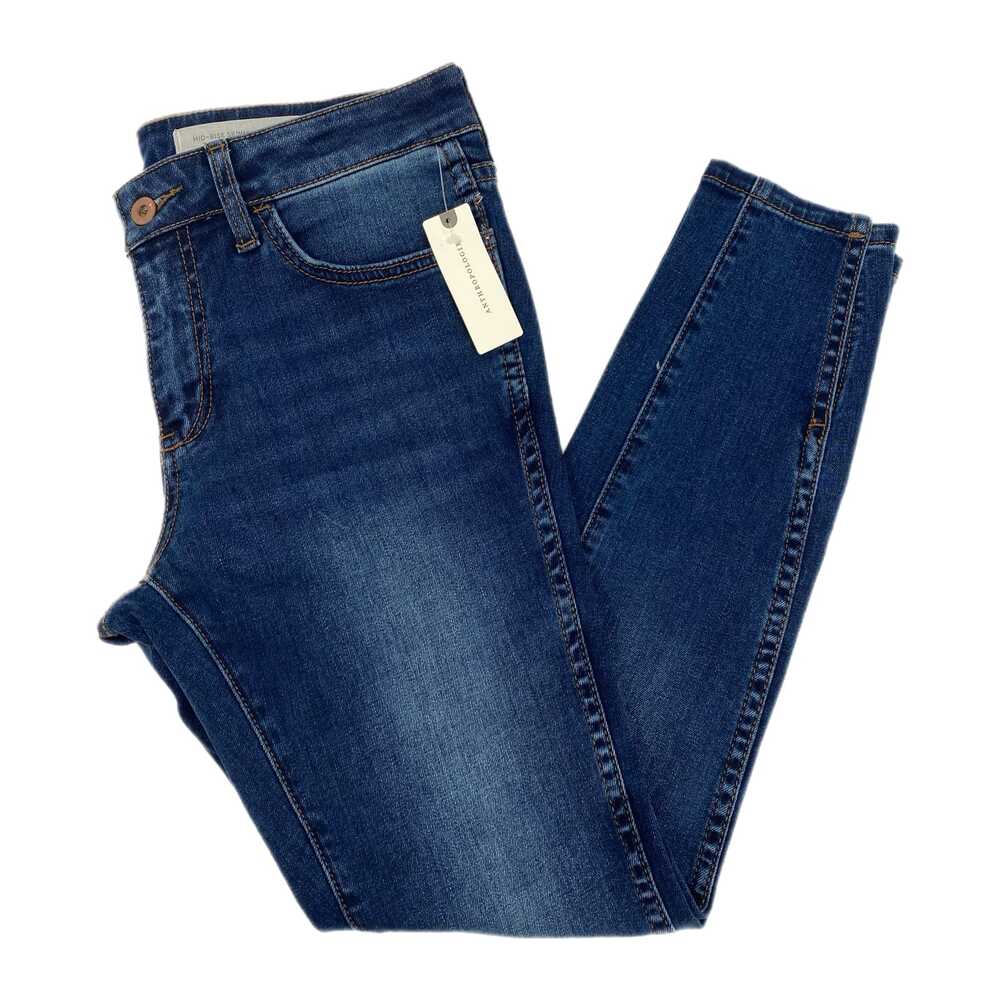 Pilcro and the Letterpress Blue Dark Wash Skinny Jeans | Size 29